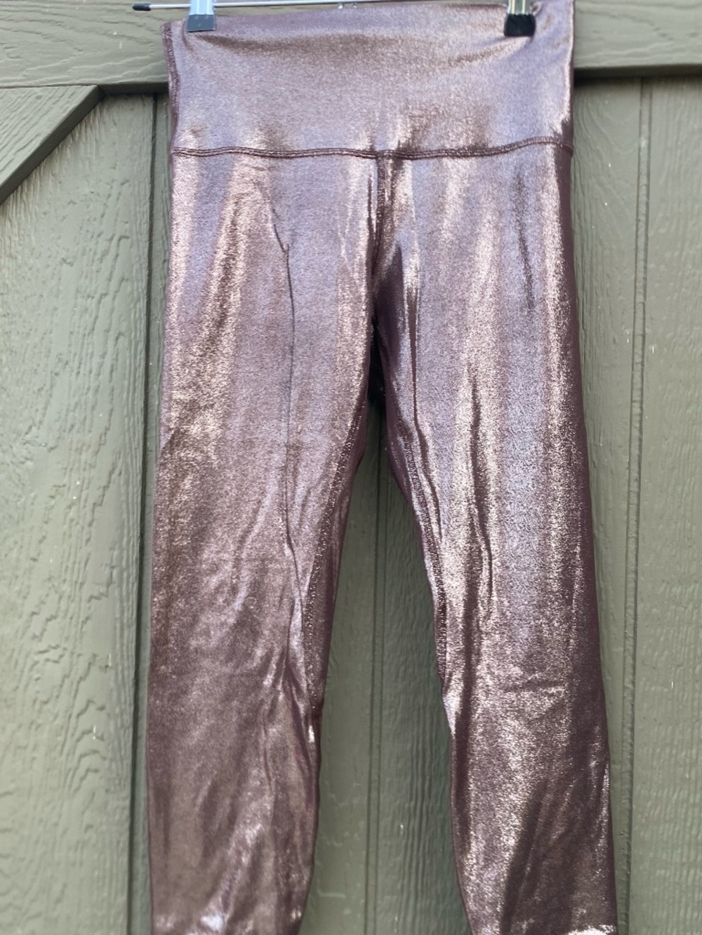 RARE- Lululemon Align High-Rise Crop 21" -Radiate Foil Print French Press SHINE - Picture 2 of 6